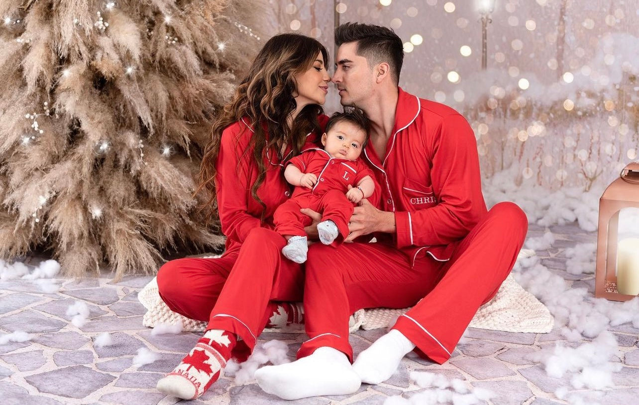 Family pjs red